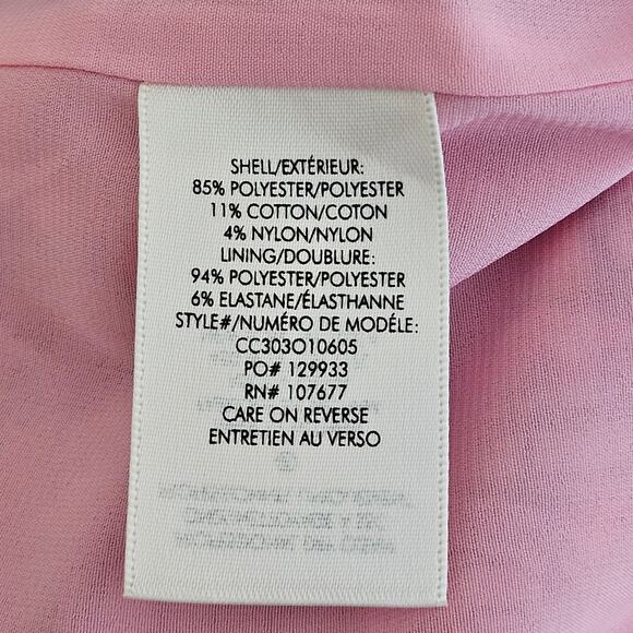 Alice and Olivia Women's Pink Tweed Conry Pleated Shorts | 12 - Picture 11 of 15